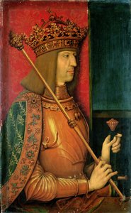 Keisari Maximilian I, noin 1500 (paneeli).